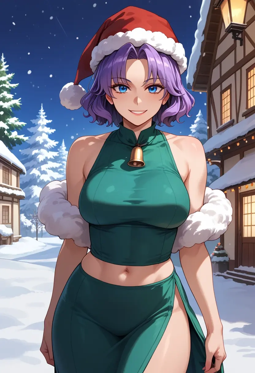 touhou,letty_whiterock,Christmas,dress  - 