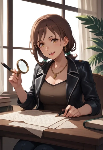 kantai_collection,libeccio_(kancolle),detective  - AI generated anime art