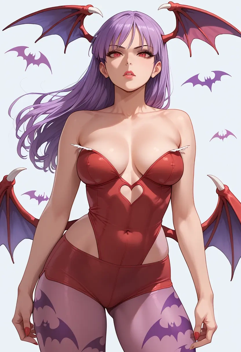 vampire_(game),lilith_aensland,yoga shorts  - 