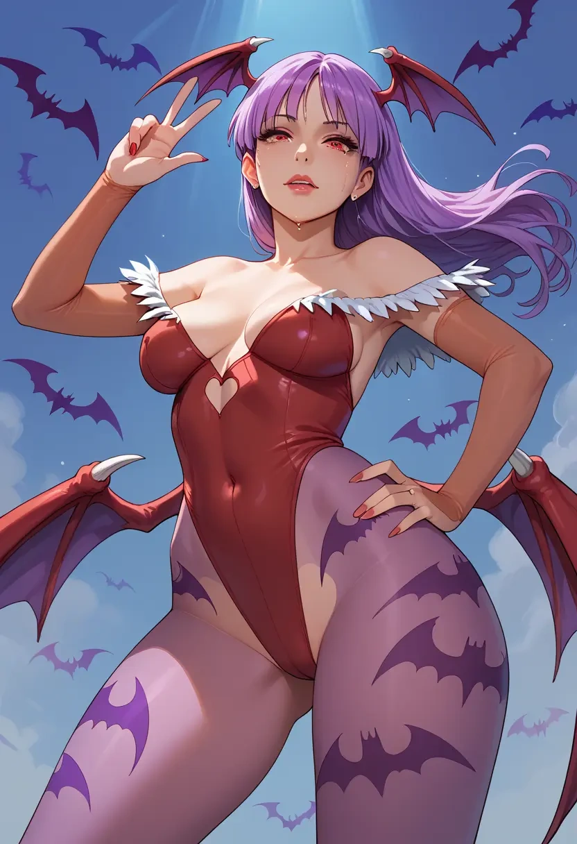 vampire_(game),lilith_aensland,lingerie  - 