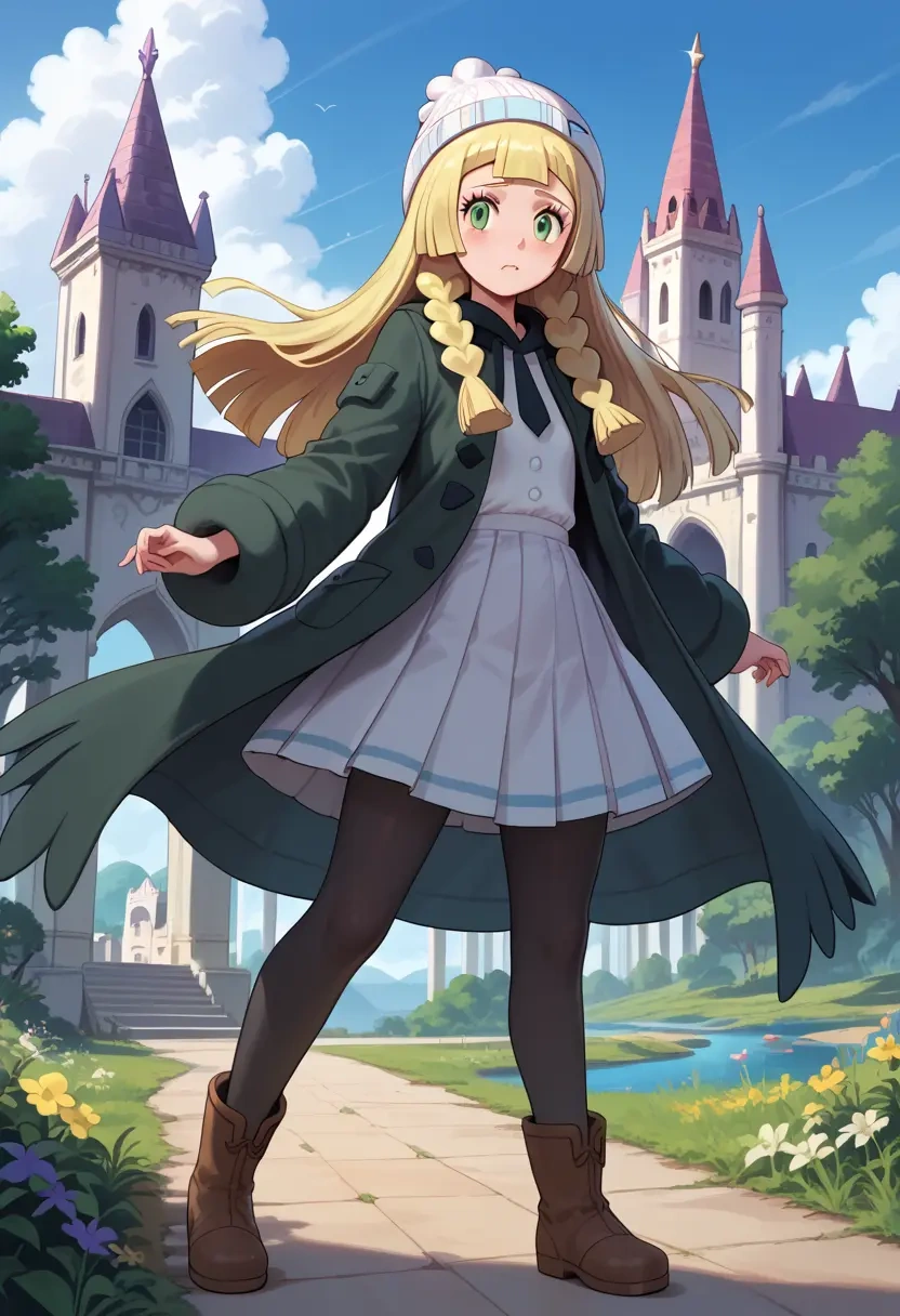 pokemon,lillie_(pokemon),winter,student uniform,duffle coat  - 