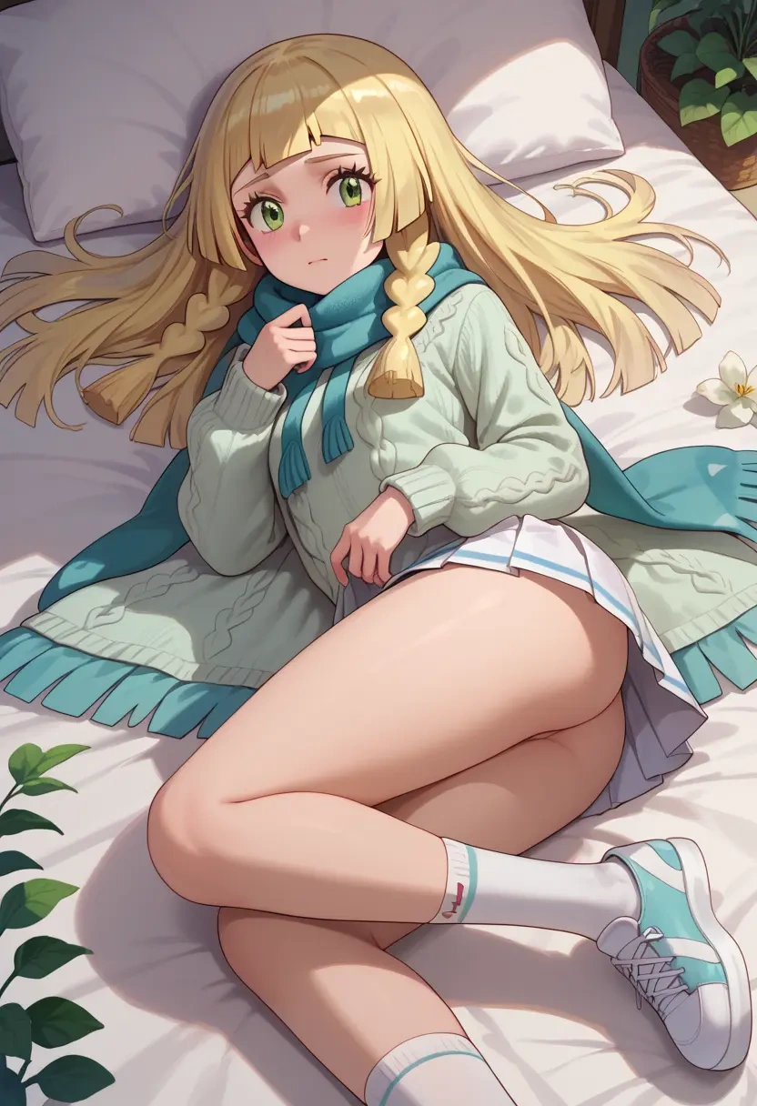 pokemon,lillie_(pokemon),spring,student uniform,knit sweater  - 