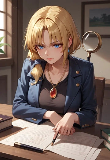 touhou,lily_white,detective  - AI generated anime art