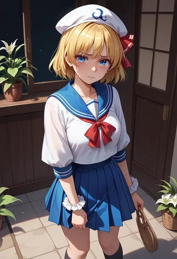 touhou,lily_white,sailor, uniform  - AI generated anime art