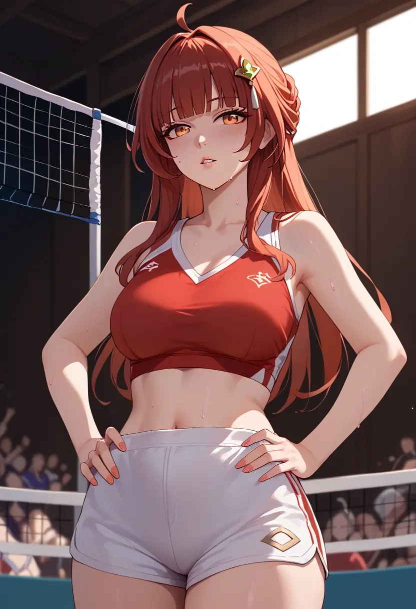 star rail,lingsha,volleyball uniform  - 