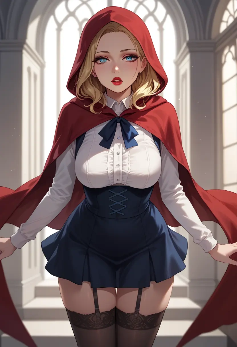 little_red_riding_hood,little_red_riding_hood_(grimm),secretary,stockings  - 