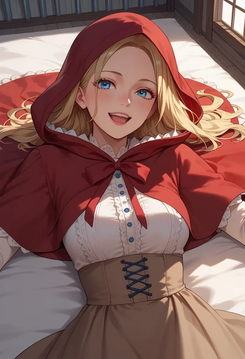 little_red_riding_hood,little_red_riding_hood_(grimm),crop windbreaker,shorts  - 