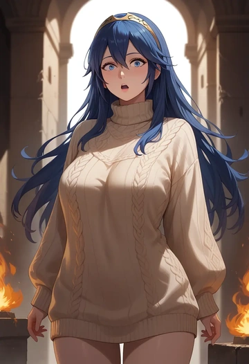 fire_emblem,lucina_(fire_emblem),sweater  - AI generated anime art