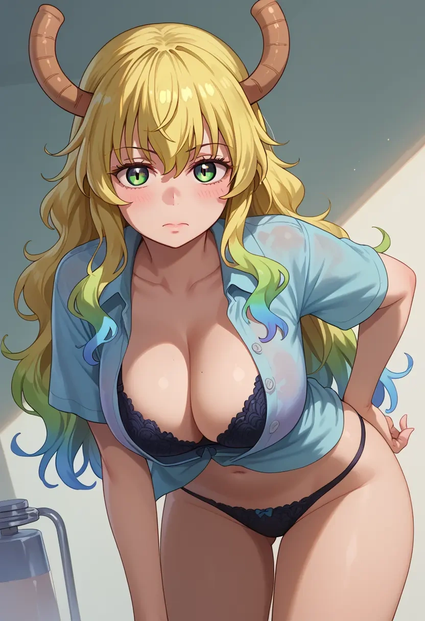 kobayashi-san_chi_no_maidragon,lucoa_(maidragon),lingerie,sexy  - 