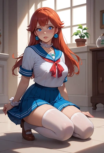 mario_(series),luigi,sailor, uniform  - AI generated anime art