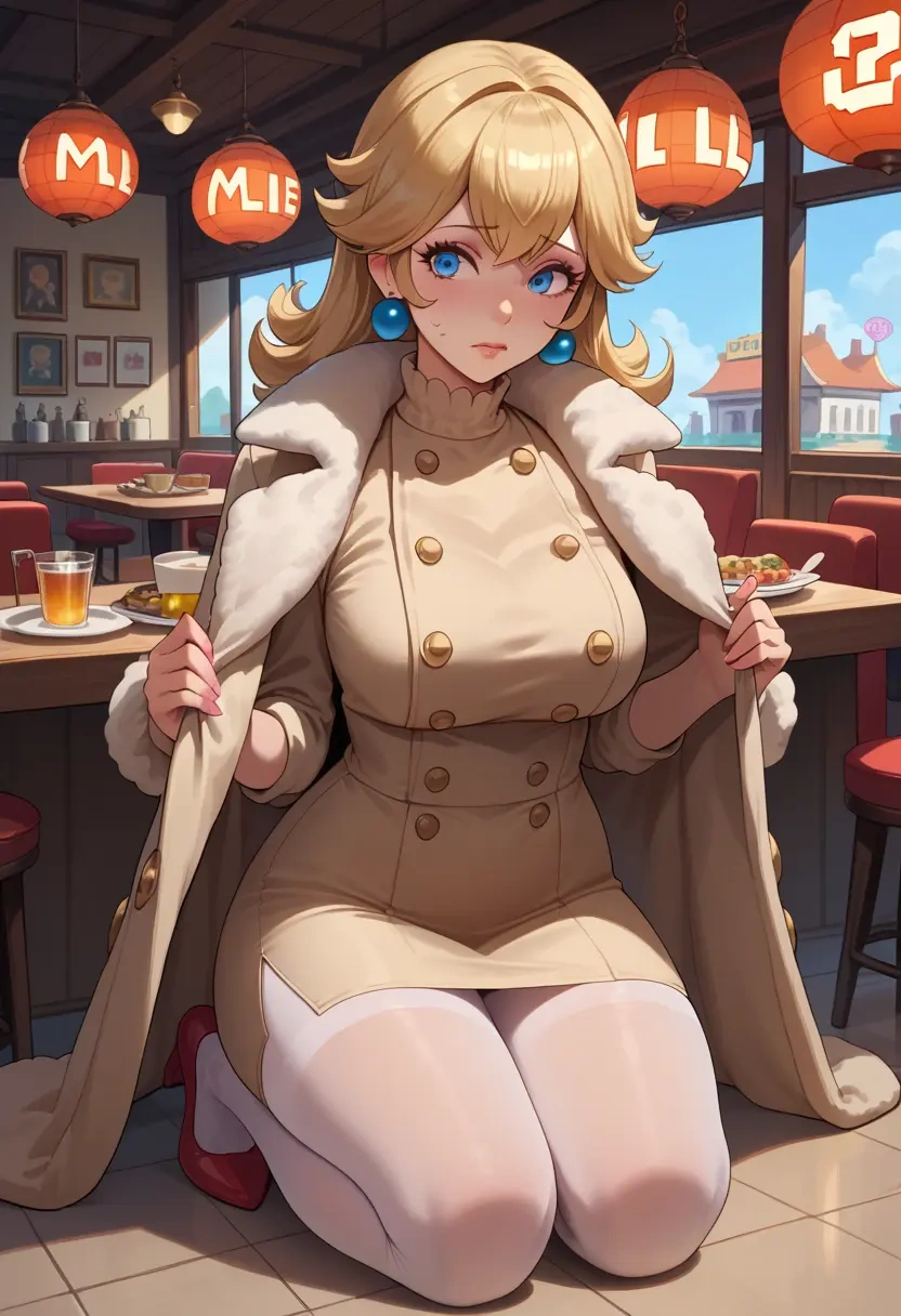 mario_(series),luigi,coat,long,double-breasted,pencil skirt  - 