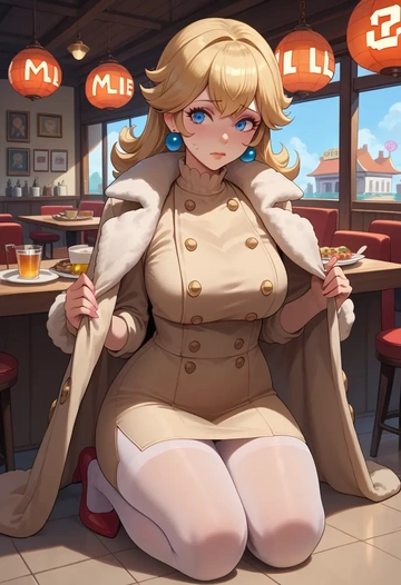 mario_(series),luigi,coat,long,double-breasted,pencil skirt  - AI generated anime art