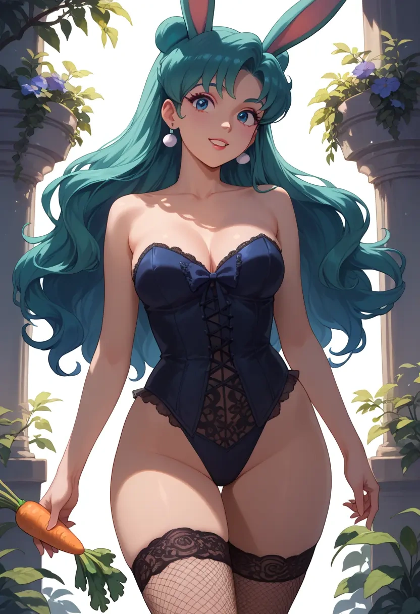 urusei_yatsura,lum,bunny girl, sexy,stockings  - 