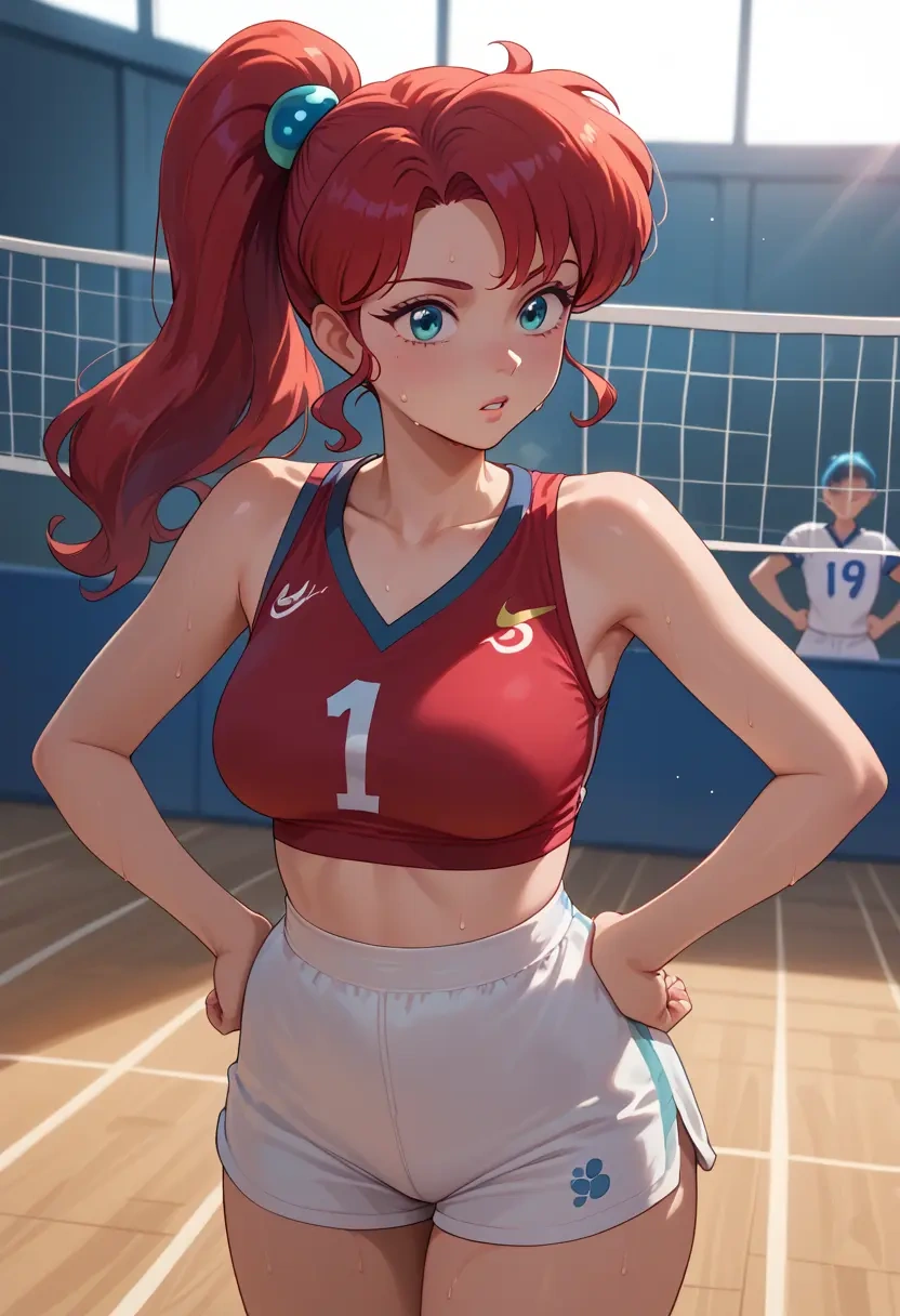 urusei_yatsura,lum,volleyball uniform  - 