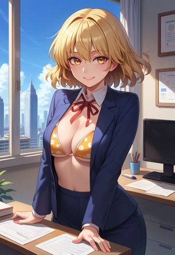 touhou,lunasa_prismriver,OL, bikini, sexy  - AI generated anime art