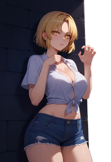 touhou,lunasa_prismriver,shorts,sexy  - AI generated anime art