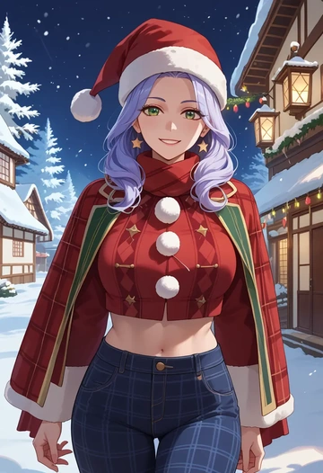 luo_xiaohei_zhanji,luo_xiaohei,Christmas,plaid trousers  - AI generated anime art