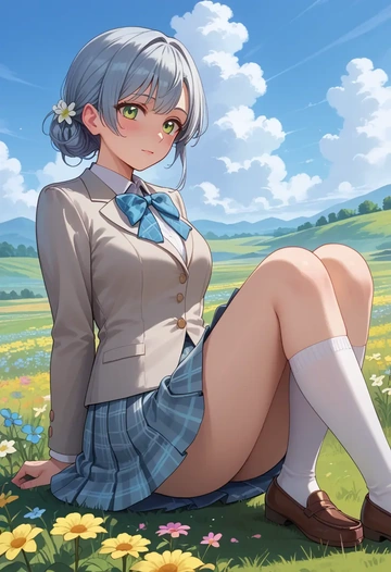 luo_xiaohei_zhanji,luo_xiaohei,spring,student uniform,blazer  - AI generated anime art