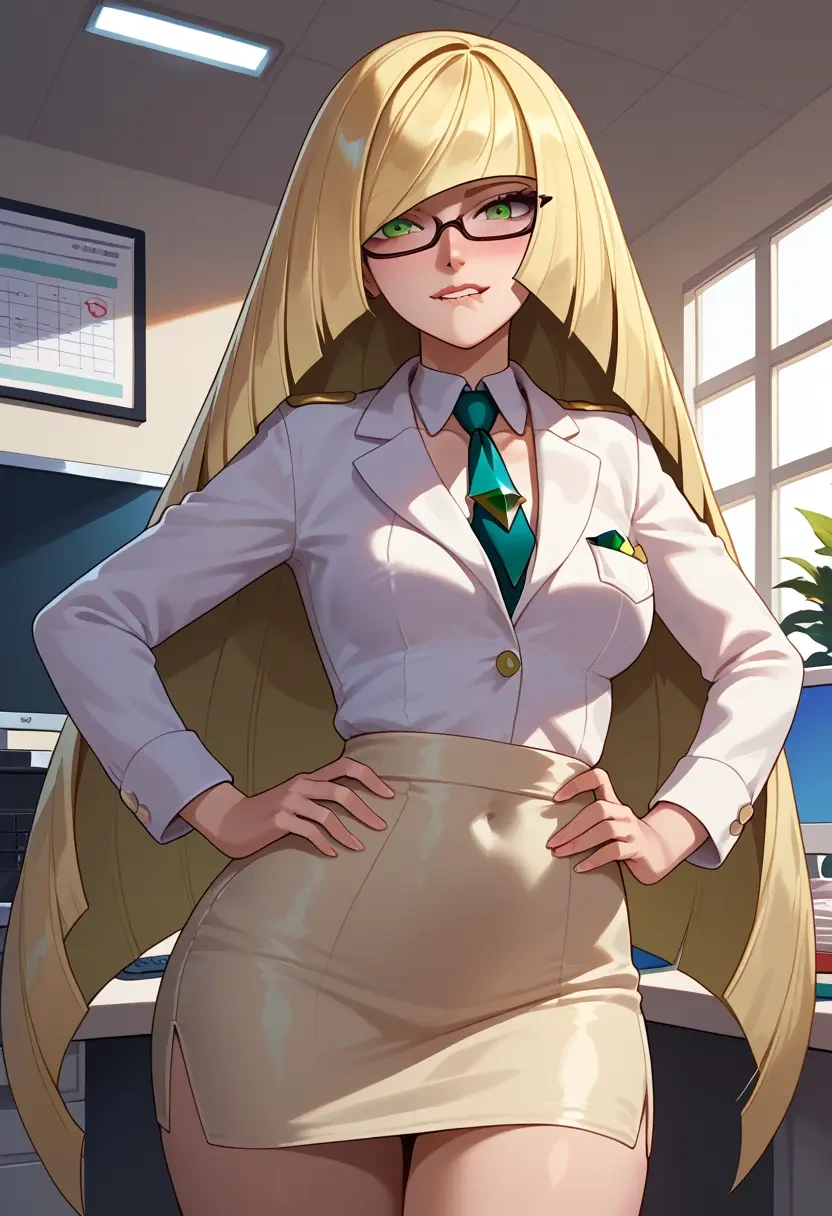 pokemon,lusamine_(pokemon),OL, glasses,  - 