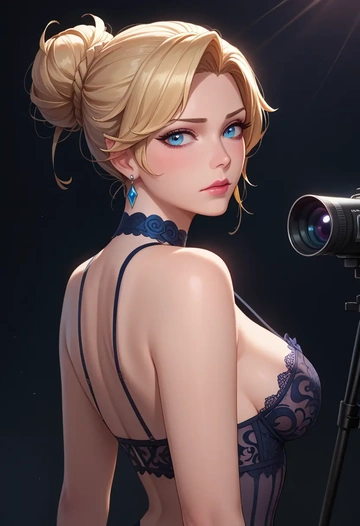 league_of_legends,lux_(league_of_legends),lingerie  - AI generated anime art