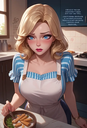 league_of_legends,lux_(league_of_legends),striped graffiti blouse,dolphin shorts  - AI generated anime art