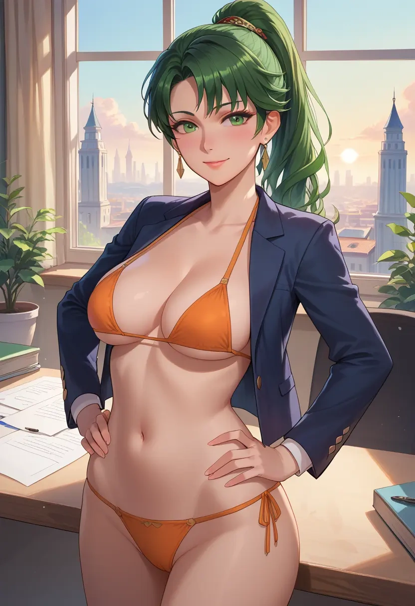 fire_emblem,lyn_(fire_emblem),OL, bikini, sexy  - 