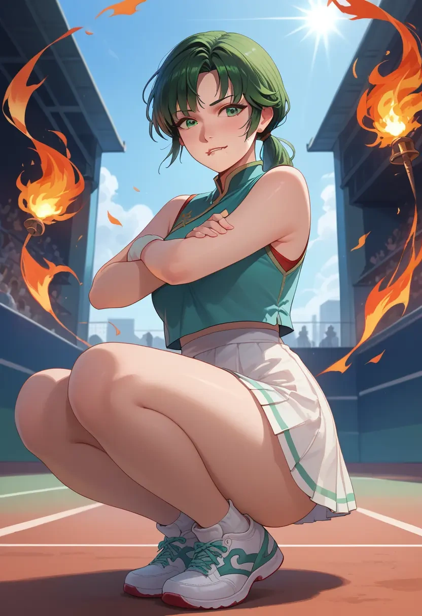 fire_emblem,lyn_(fire_emblem),tennis skirt  - 