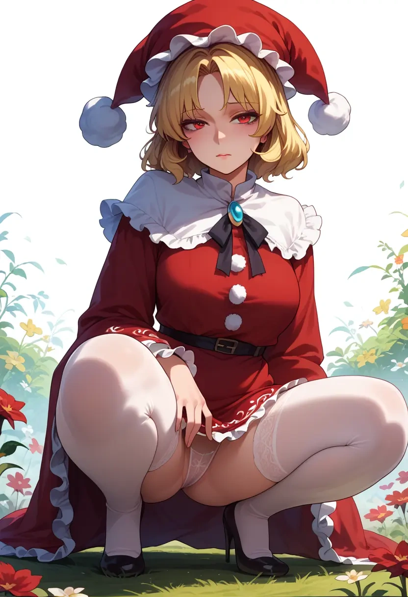 touhou,lyrica_prismriver,Christmas,sexy, stockings,  - 