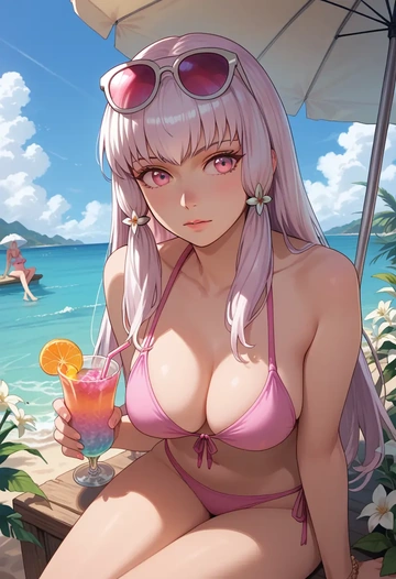 fire_emblem,lysithea_von_ordelia,bikini  - AI generated anime art