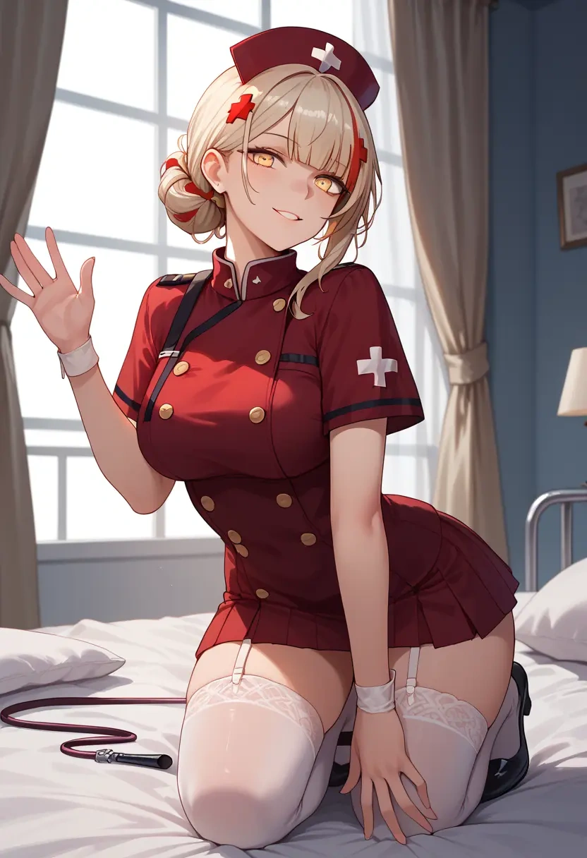 girls'_frontline,m16a1_(girls'_frontline),nurse,stockings,sexy,panties  - 