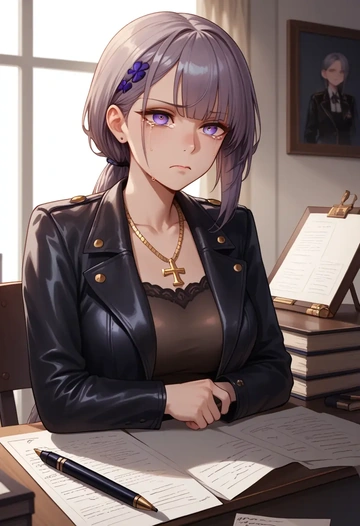 girls_frontline,m200_(girls_frontline),detective  - AI generated anime art