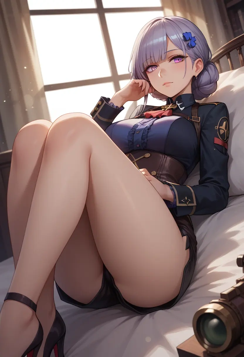 girls_frontline,m200_(girls_frontline),leather,shorts  - 