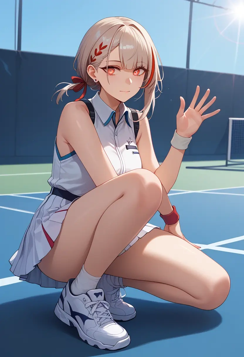 girls_frontline,m4_sopmod_ii_(girls_frontline),tennis skirt  - 