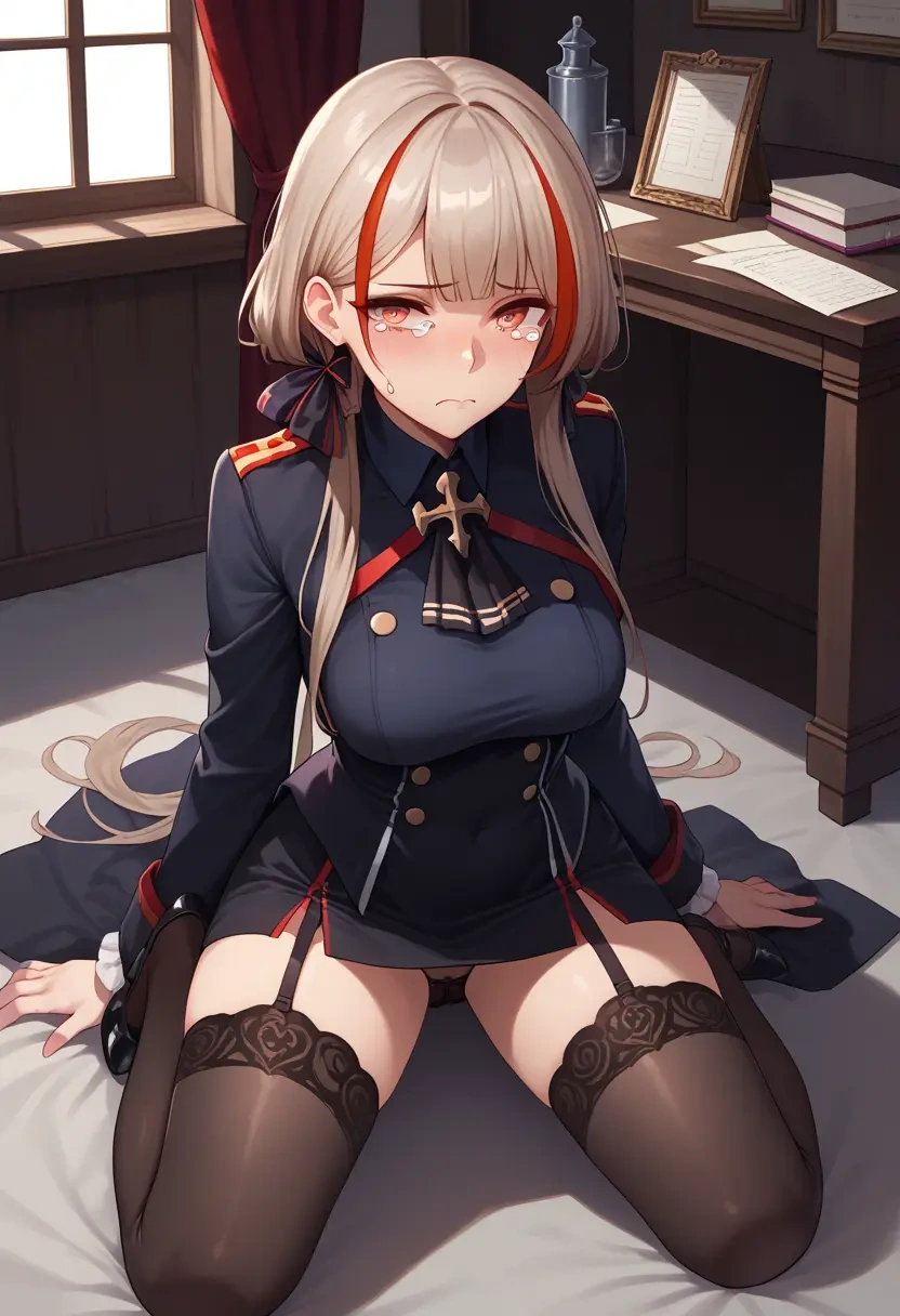 girls_frontline,m4_sopmod_ii_(girls_frontline),secretary, stockings  - 