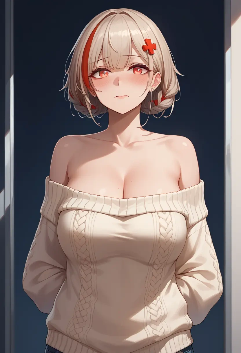 girls_frontline,m4_sopmod_ii_(girls_frontline),sweater  - 