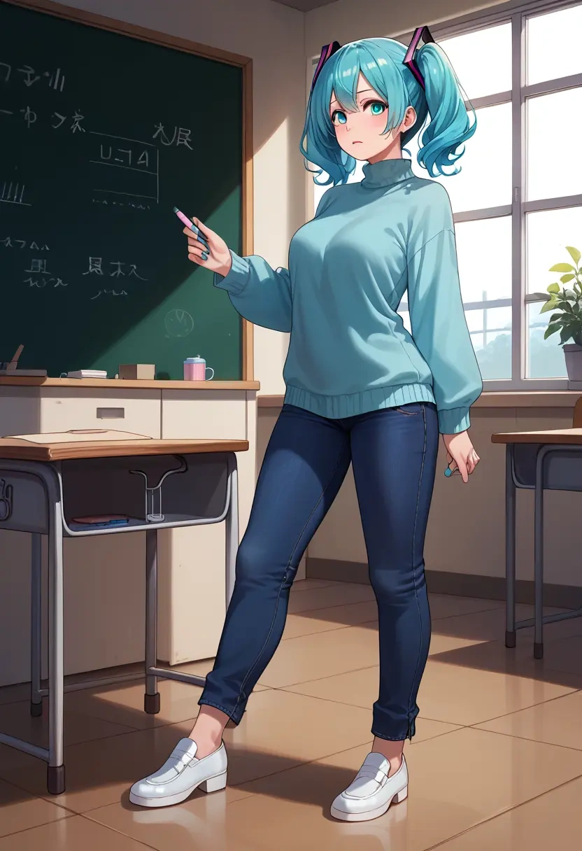 vocaloid,magical_mirai_miku,teacher  - 