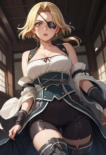 kantai_collection,maikaze_(kancolle),pirate  - AI generated anime art