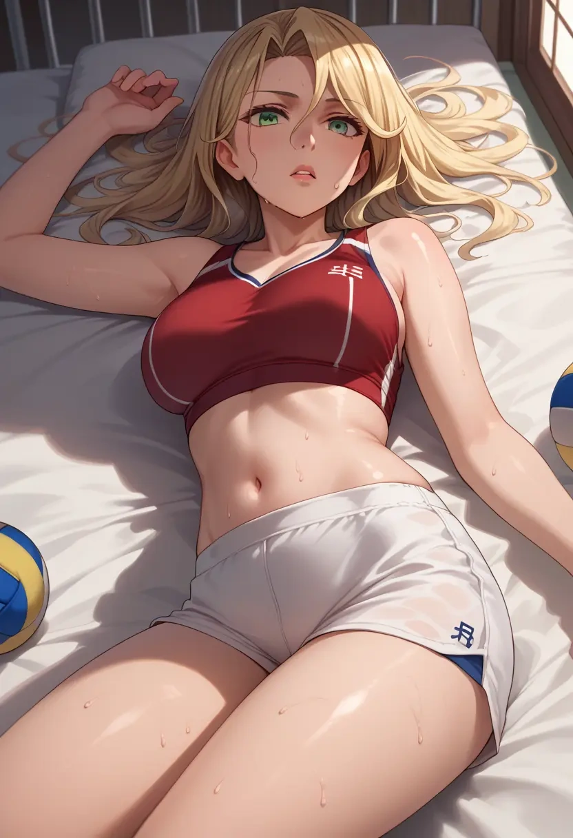 kantai_collection,maikaze_(kancolle),volleyball uniform  - 