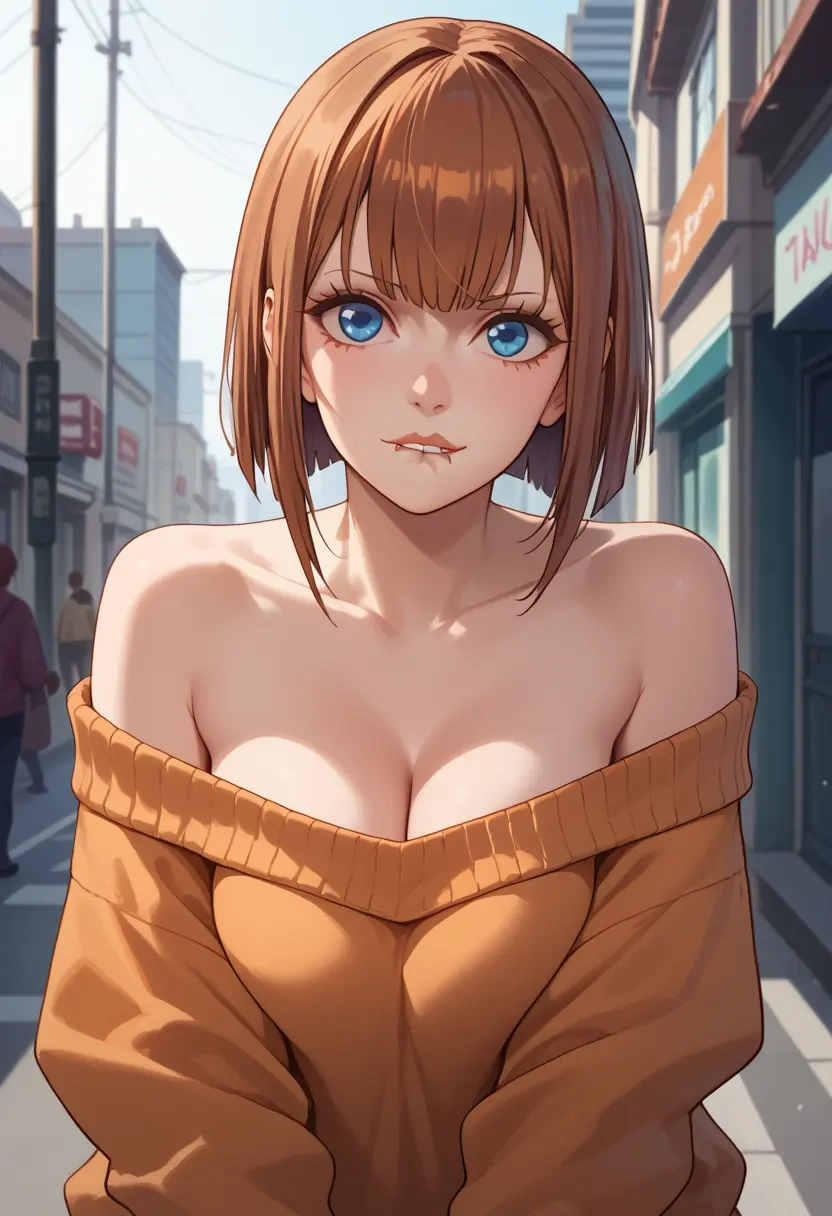 steins_gate,makise_kurisu,orange,sweater  - 