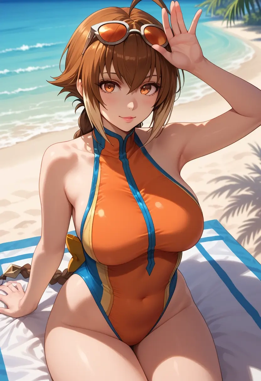 blazblue,makoto_nanaya,swimsuit,sexy  - 