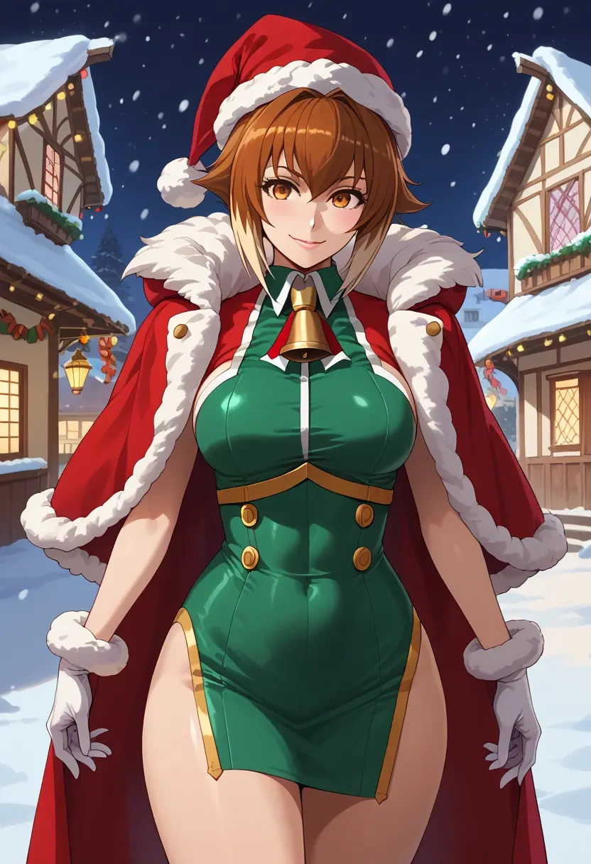 blazblue,makoto_nanaya,Christmas,dress  - 