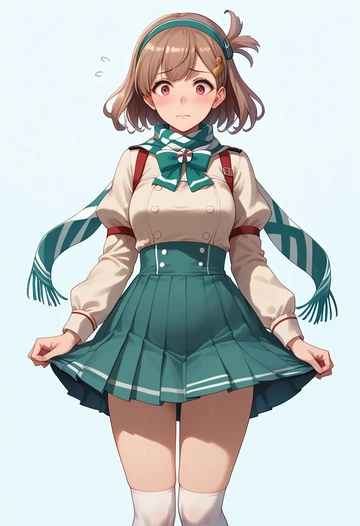 kantai_collection,mamiya_(kancolle),spring,student uniform,blouse  - AI generated anime art