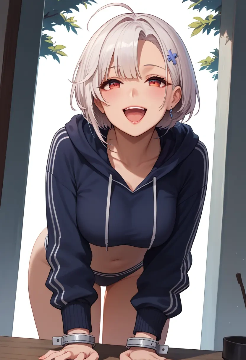 azur_lane,manjuu_(azur_lane),hoodie,cropped,high-waisted joggers  - 