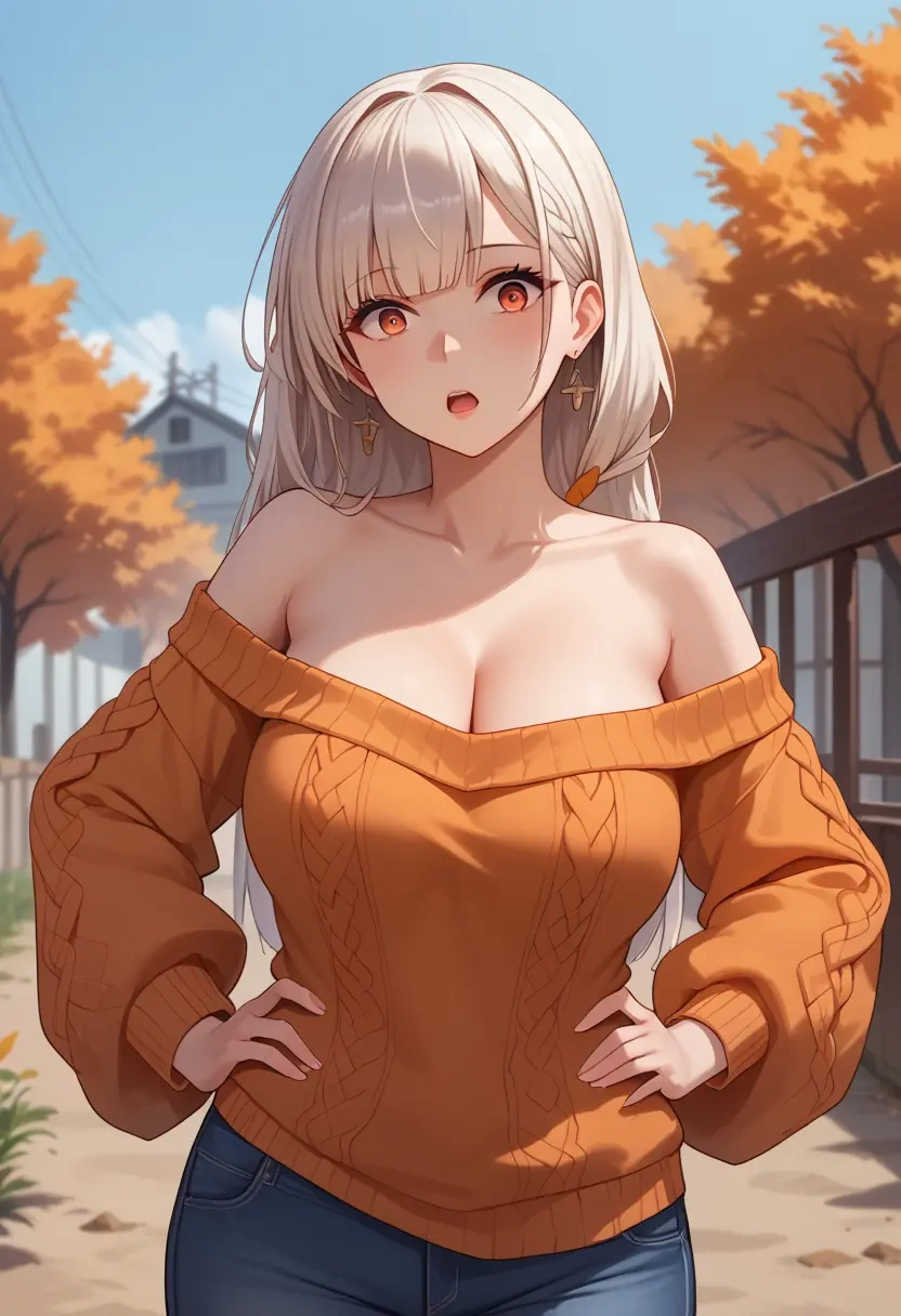 azur_lane,manjuu_(azur_lane),orange,sweater  - 