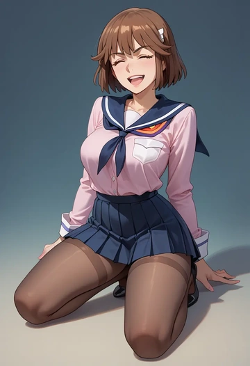 kill_la_kill,mankanshoku_mako,shorts, pantyhose  - AI generated anime art