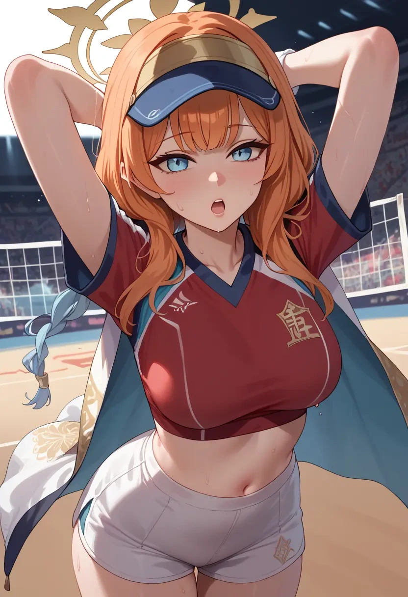 blue_archive,mari_(blue_archive),volleyball uniform  - 