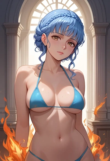 fire_emblem,marianne_von_edmund,bikini  - AI generated anime art