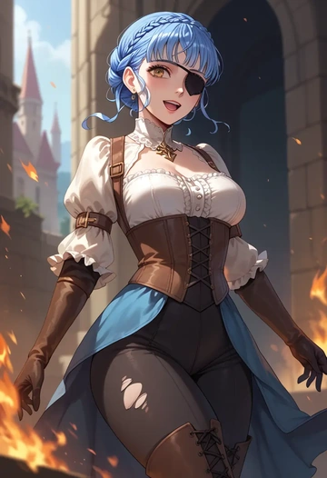 fire_emblem,marianne_von_edmund,pirate  - AI generated anime art