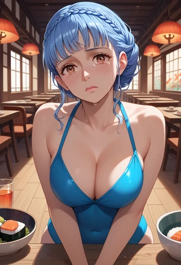 fire_emblem,marianne_von_edmund,swimsuit,sexy  - AI generated anime art