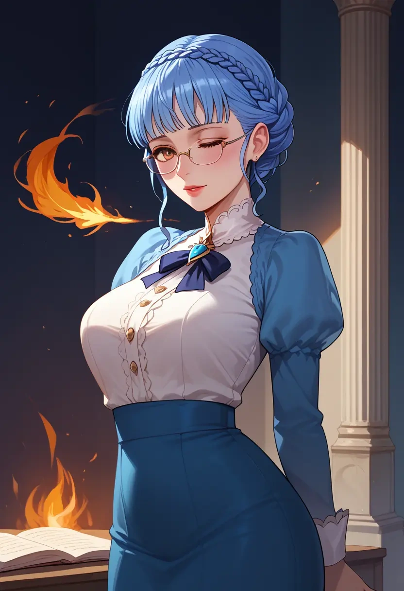 fire_emblem,marianne_von_edmund,OL, glasses,  - 